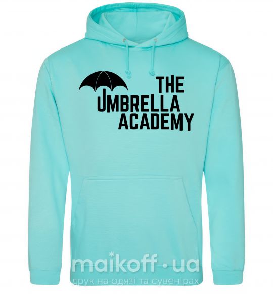 Женская толстовка (худи) The umbrella academy logo Мятный фото