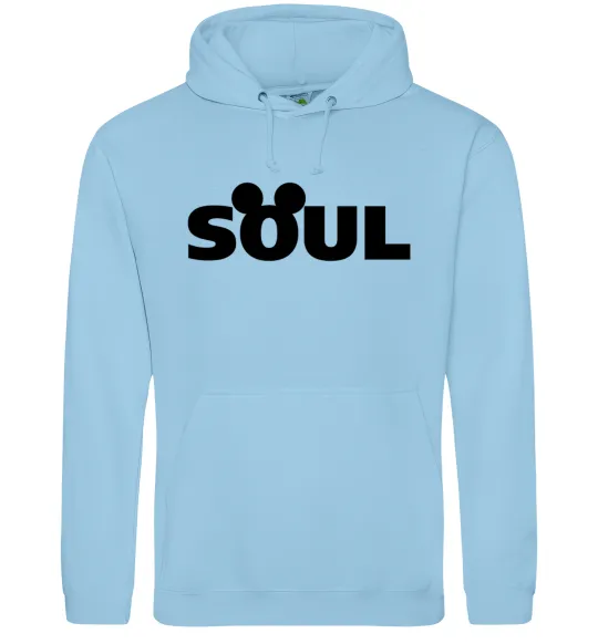 Чоловіча толстовка (худі) Soul Блакитний фото
