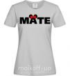 Женская футболка Mate Серый фото