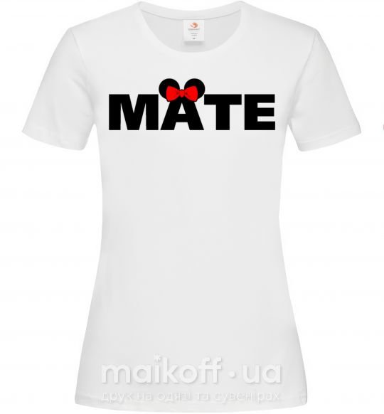 Жіноча футболка Mate Білий фото