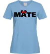 Женская футболка Mate Голубой фото