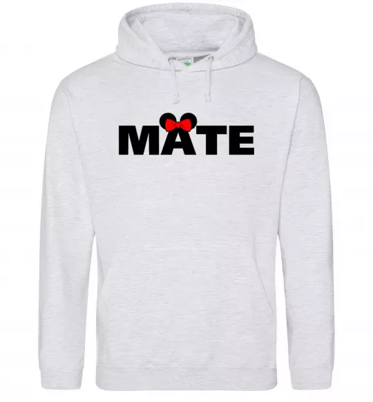 Жіноча толстовка (худі) Mate Сірий меланж фото