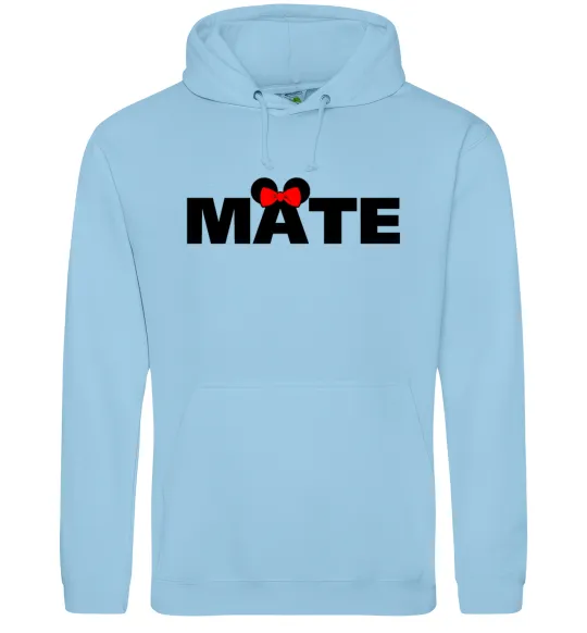 Женская толстовка (худи) Mate Голубой фото