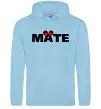Женская толстовка (худи) Mate Голубой Женская толстовка (худи) Mate Голубой фото