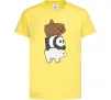 Дитяча футболка We bare bears Лимонний Дитяча футболка We bare bears Лимонний фото