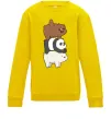 Детский Свитшот We bare bears Солнечно желтый фото