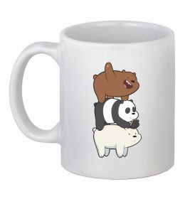 Чашка керамическая We bare bears