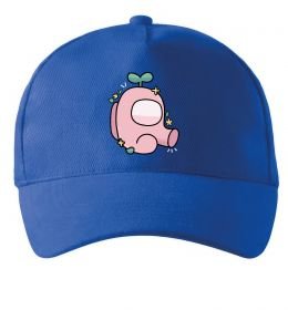 Кепка Among us рожевий з листям Кепка Among us рожевий з листям