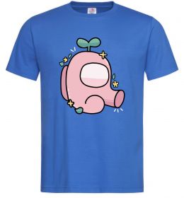 Чоловіча футболка Among us рожевий з листям Чоловіча футболка Among us рожевий з листям