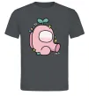 Чоловіча футболка Among us рожевий з листям Графіт Чоловіча футболка Among us рожевий з листям Графіт фото