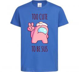 Дитяча футболка Among us too cute