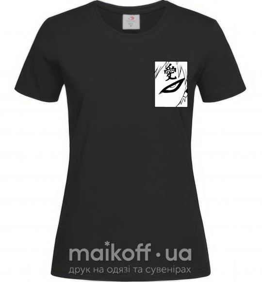 Женская футболка Gaara Черный фото