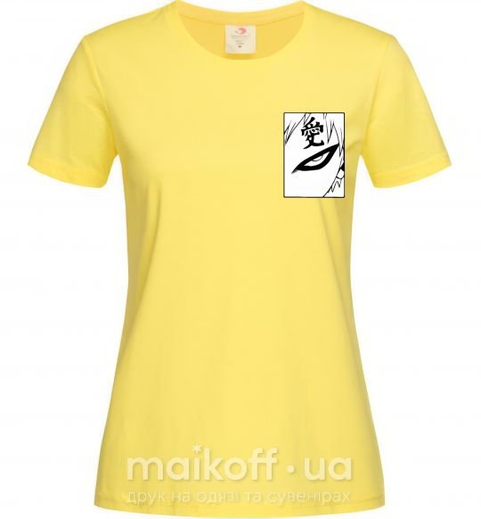 Жіноча футболка Gaara Лимонний фото