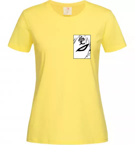 Жіноча футболка Gaara Лимонний фото