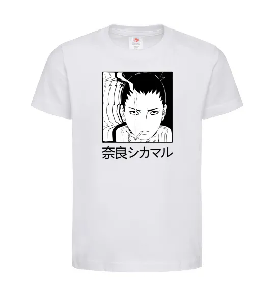 Дитяча футболка Shikamaru Білий фото