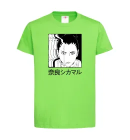 Детская футболка Shikamaru Лаймовый фото