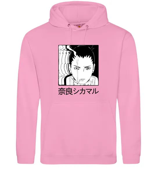 Мужская толстовка (худи) Shikamaru Розовый фото