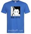 Чоловіча футболка Shikamaru Яскраво-синій фото