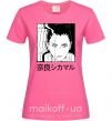 Жіноча футболка Shikamaru Яскраво-рожевий фото