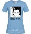 Жіноча футболка Shikamaru Блакитний фото