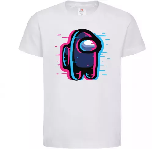 Дитяча футболка Among us сдвиг Білий фото