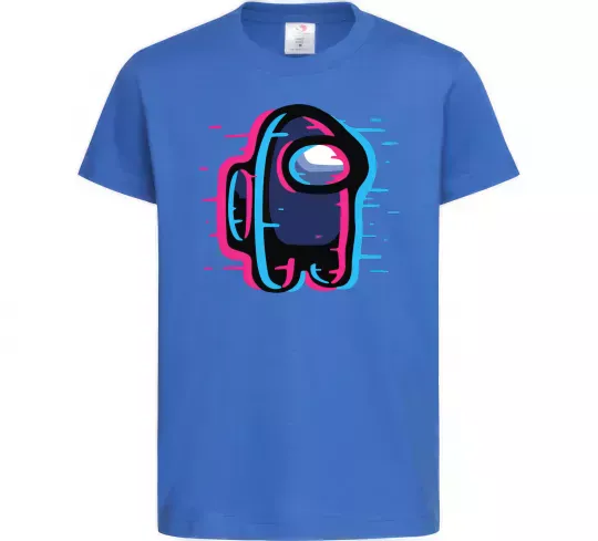 Дитяча футболка Among us сдвиг Яскраво-синій фото