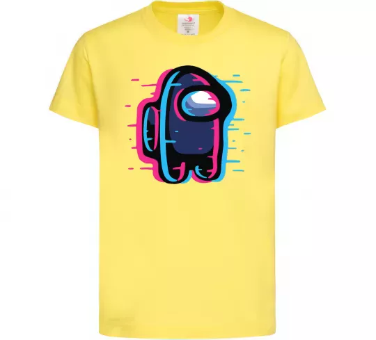 Дитяча футболка Among us сдвиг Лимонний фото