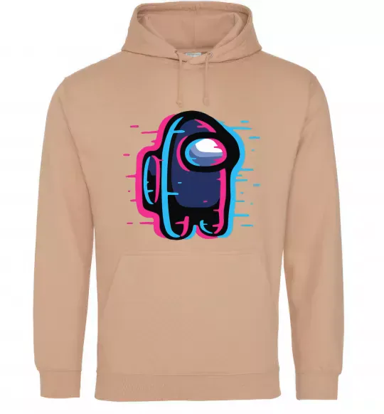 Жіноча толстовка (худі) Among us сдвиг Пісочний фото