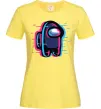 Жіноча футболка Among us сдвиг Лимонний Жіноча футболка Among us сдвиг Лимонний фото