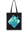 Эко-сумка Among us blue Черный фото
