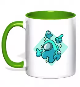 Чашка с цветной ручкой Чашка с цветной ручкой