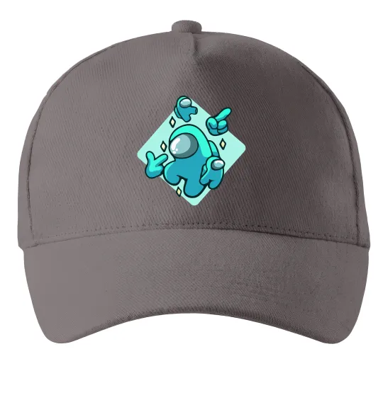 Кепка Among us blue Серый фото