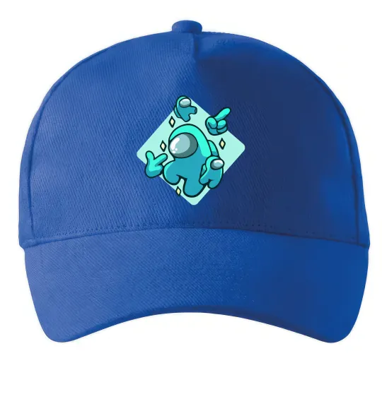 Кепка Among us blue Ярко-синий фото