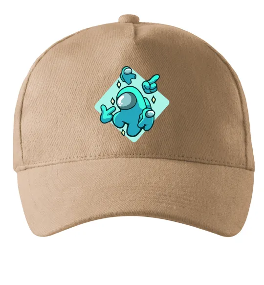 Кепка Among us blue Песочный фото