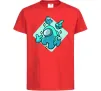 Дитяча футболка Among us blue Червоний Дитяча футболка Among us blue Червоний фото
