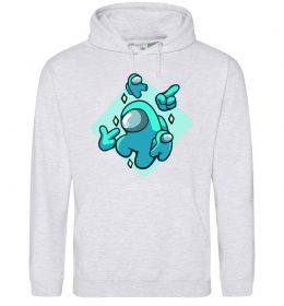 Чоловіча толстовка (худі) Among us blue