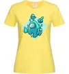 Женская футболка Among us blue Лимонный фото