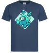 Мужская футболка Among us blue Темно-синий фото