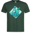 Мужская футболка Among us blue Темно-зеленый фото