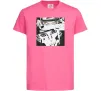 Дитяча футболка Naruto eyes Яскраво-рожевий фото