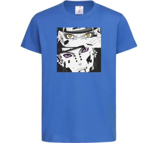 Дитяча футболка Naruto eyes Яскраво-синій фото