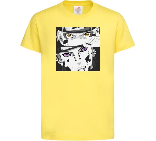 Дитяча футболка Naruto eyes Лимонний фото