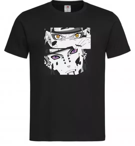 Мужская футболка Naruto eyes Черный фото