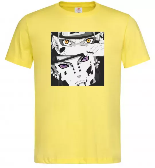 Мужская футболка Naruto eyes Лимонный фото