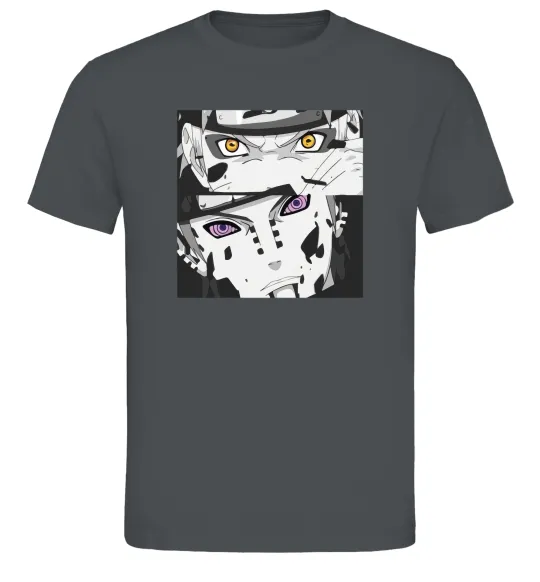 Мужская футболка Naruto eyes Графит фото