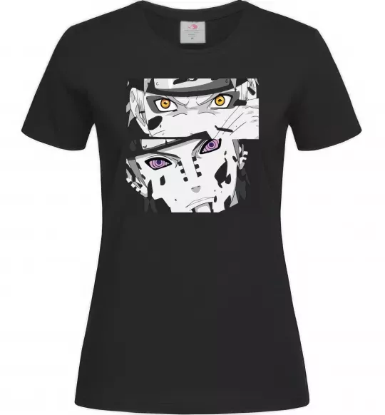 Женская футболка Naruto eyes Черный фото