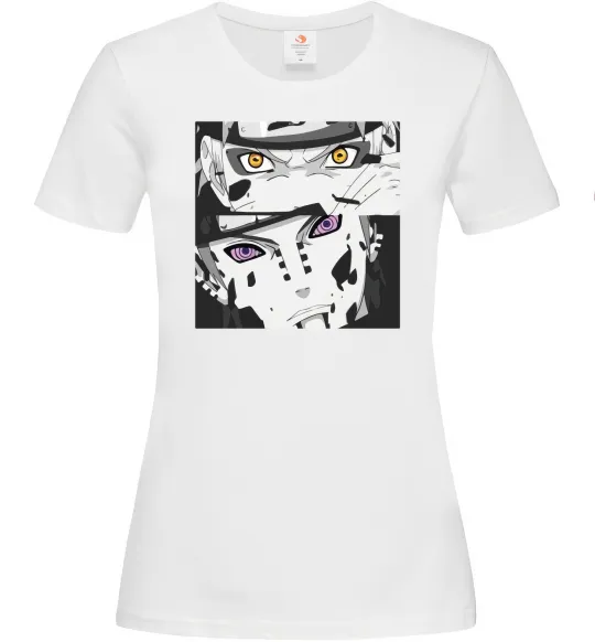 Женская футболка Naruto eyes Белый фото