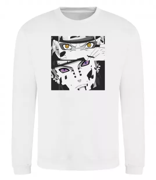 Свитшот Naruto eyes Белый фото
