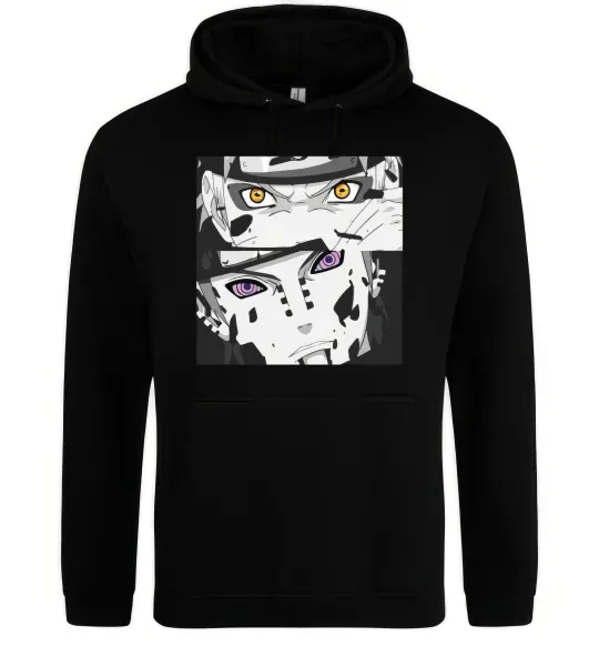Жіноча толстовка (худі) Naruto eyes Чорний фото