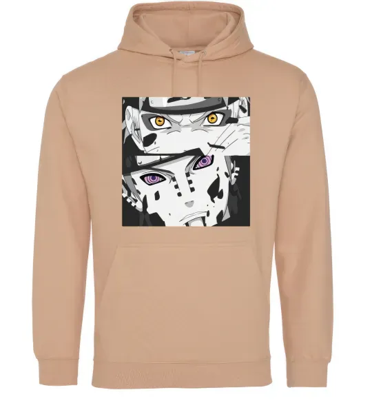Жіноча толстовка (худі) Naruto eyes Пісочний фото